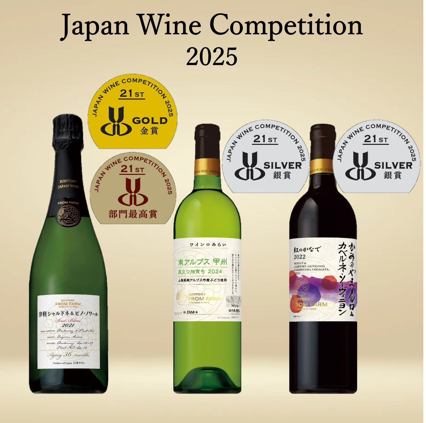 【ポイント２倍】日本ワインコンクール2025受賞ワイン３本セット